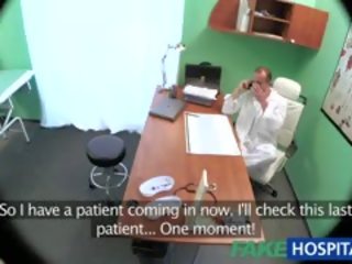 FakeHospital Beautiful Redhead Prescribed Cock By Her Doctor