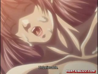 Hentai babe takes hard cock up her tight cunt and lets her big juicy tits bounce