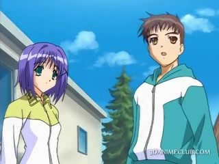 Innocent Anime School Babe Seducing Her Coed