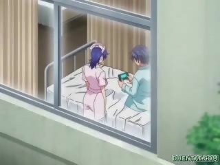 Pechugona hentai enfermera wetpussy profundo poking por su paciente