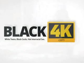 Black4k. dara hitam dude pada putih hottie dalam indah dewasa video tindakan