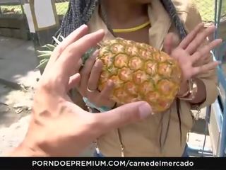 Carne Del Mercado - Big Assed Ebony Latina Ana Ebano Rides penis In Steamy Pickup And Fuck