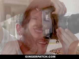 GingerPatch - outstanding Ginger Model Lets Photographer Fuck