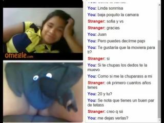 Compilación final Tetona y panochita omegle, they wanna see my cock