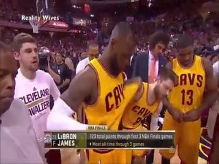 Lebron giacomo accidentally spettacoli cazzo su tv