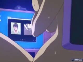 Malaki suso ginintuan ang buhok hentai dalagita sa webcam mabuhay palabas