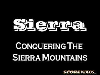 Conquering de sierra mountains