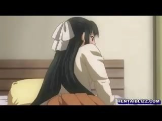 Sexy hentai girl gets fingered sex