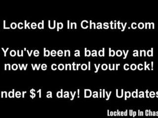 Chastity dhe orgazëm denial porno