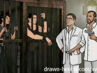 Archer hentaï - prison sexe avec lana