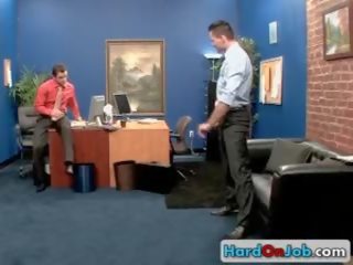 Two Amazing Guys Having Sex In Office Three By Hardonjob