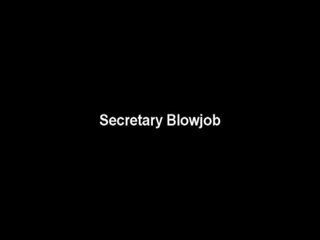 Milf Mia: Sexy and horny secretary sucking a big cock.