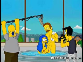 Marge simpsons חבוי אורגיות