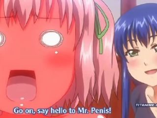 Hentai người được một may mắn có ba người