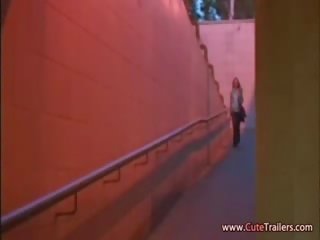 Amateur movie of my public peeing girl