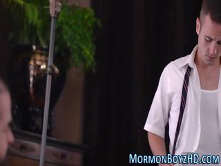 Hot homo mormon rides jago