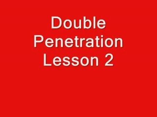 Married wife practicing for her 1st attemp at double penetration