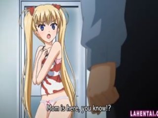 Blond hentai tenåring blir henne våt fitte pumpet dyp