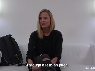 Lesbian Virgin Teen Enjoys Threesome