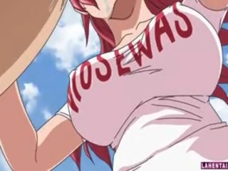 Hentai redhead makakakuha ng fucked sa silid-aralan